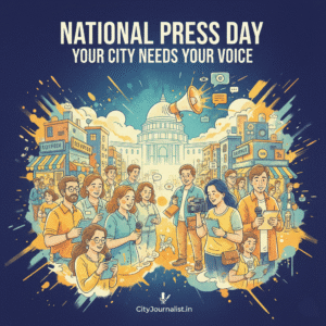 This National Journalism Day, discover why India needs Conscious City Journalism and socially responsible citizen reporters.